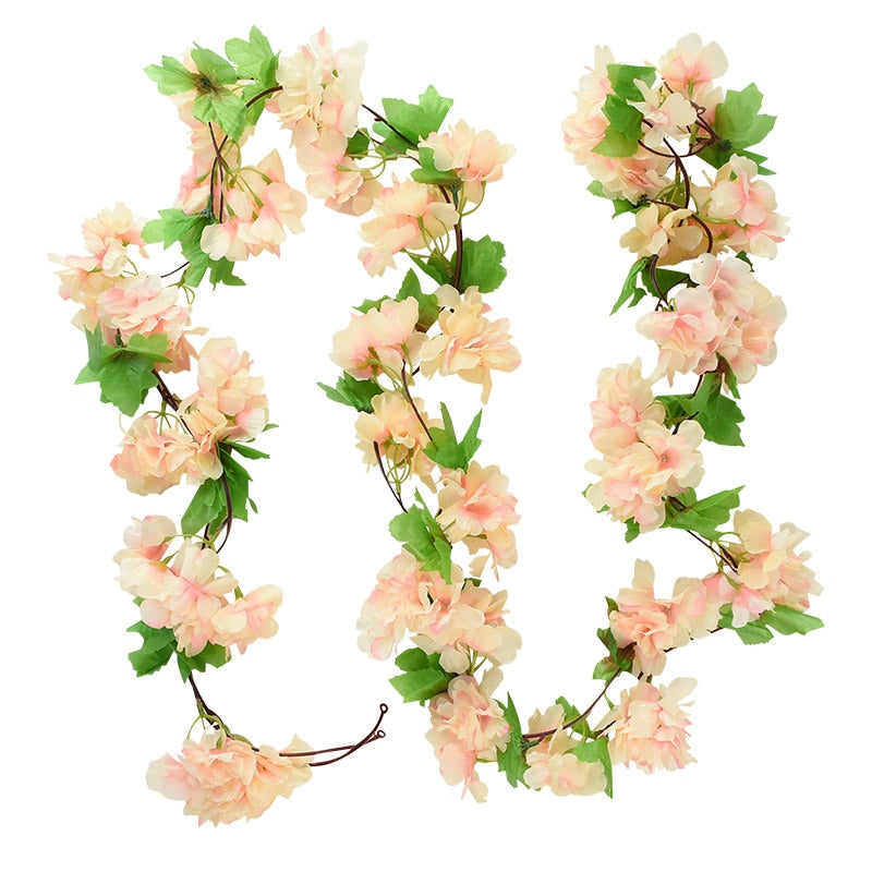 Cottagecore Artificial Sakura Plants Garland