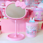 Pastel Pink Cute Kawaii Mirror
