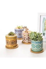 Mandala Elegance Pattern Flower Pot