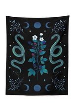 Phases of Moon Wall Tapestry