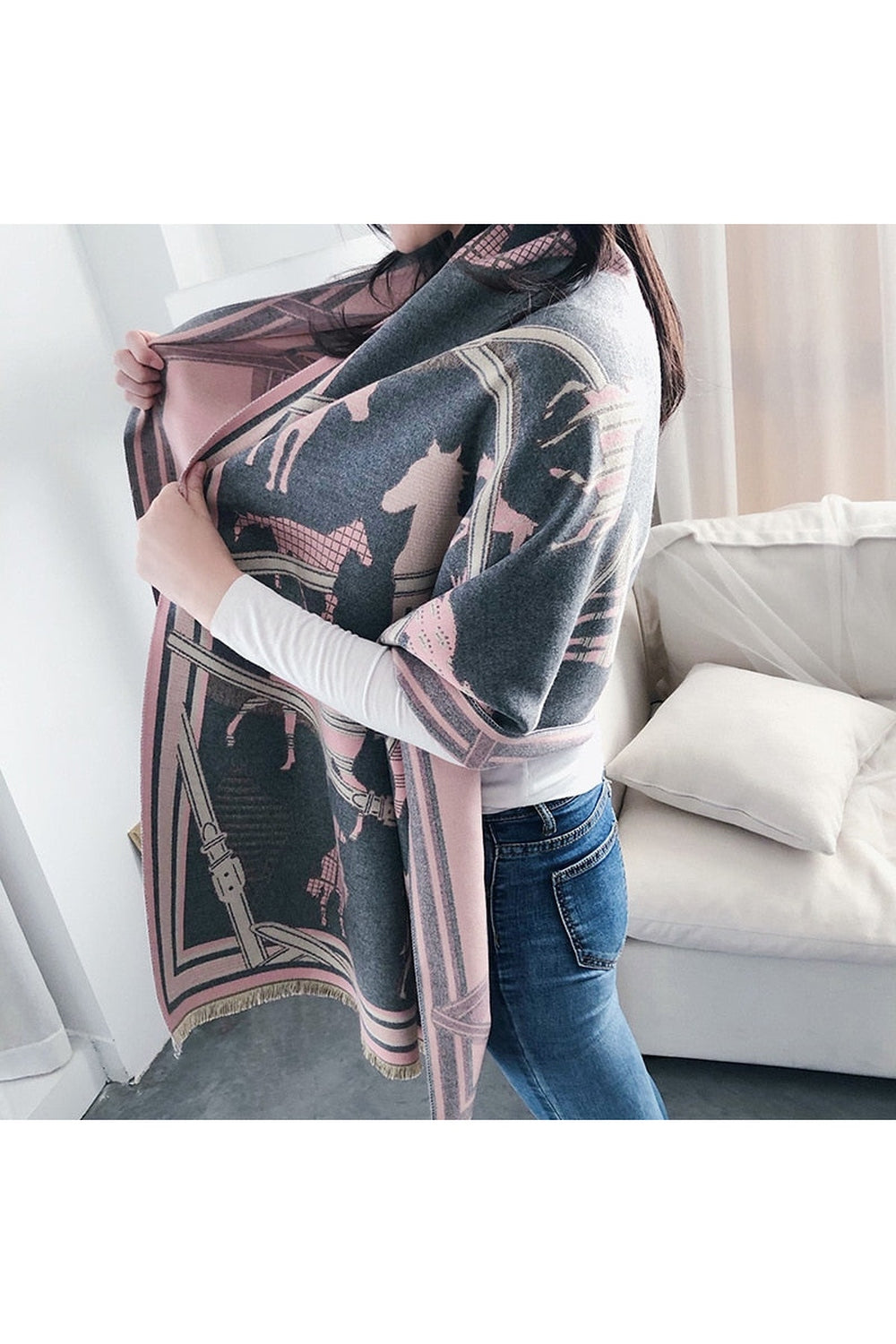 Fall Decor Cashmere Luxury Scarves