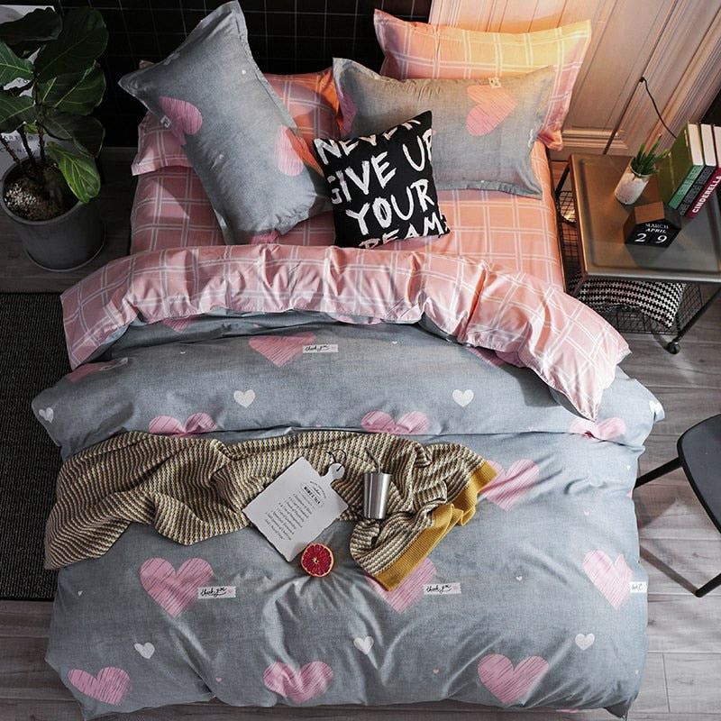 Pastel Kawaii Girl Bedding Set