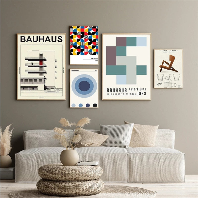 Abstract Bauhaus Posters