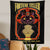 Witch Demonic Racoon Tapestry