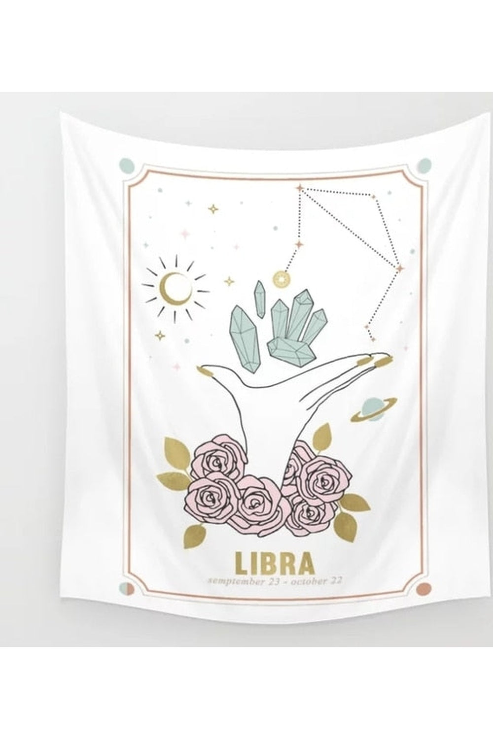 Zodiac Sign Themed Tapestry