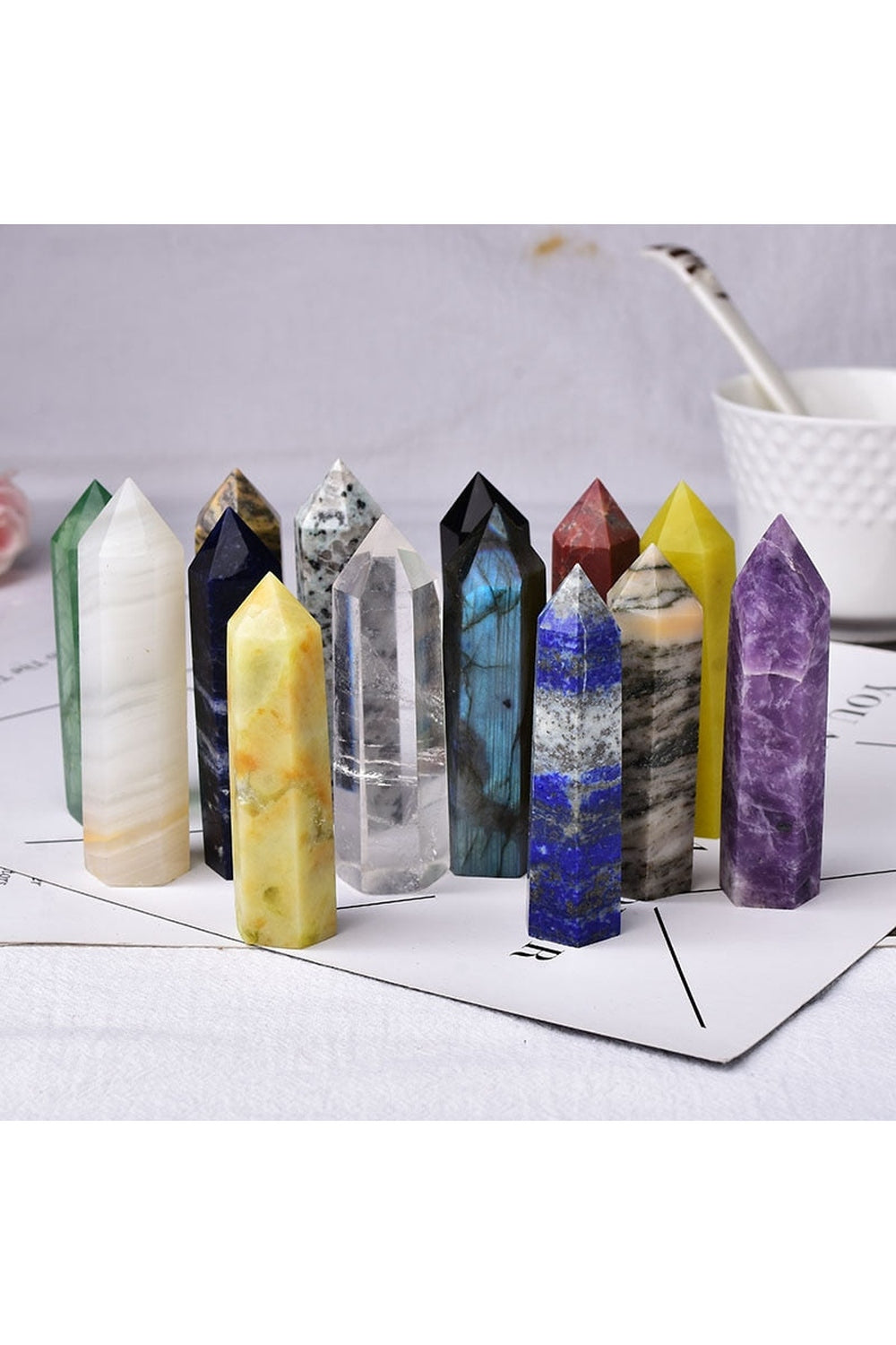 Crystal Miniature Obelisk Decor