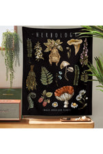 Herbology Inspired Wall Tapestry