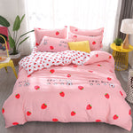 Kawaii Strawberry Bedding Set