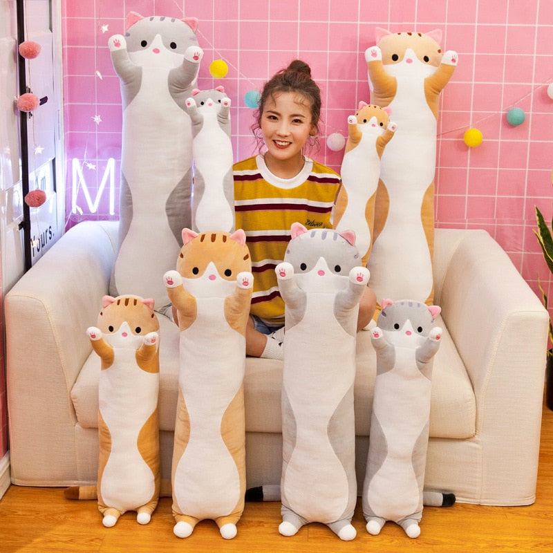 Kawaii Long Cat Plush Toys