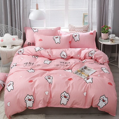 Kawaii Strawberry Bedding Set