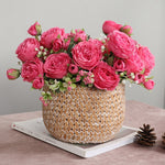 Cottagecore Artificial Silk Flowers