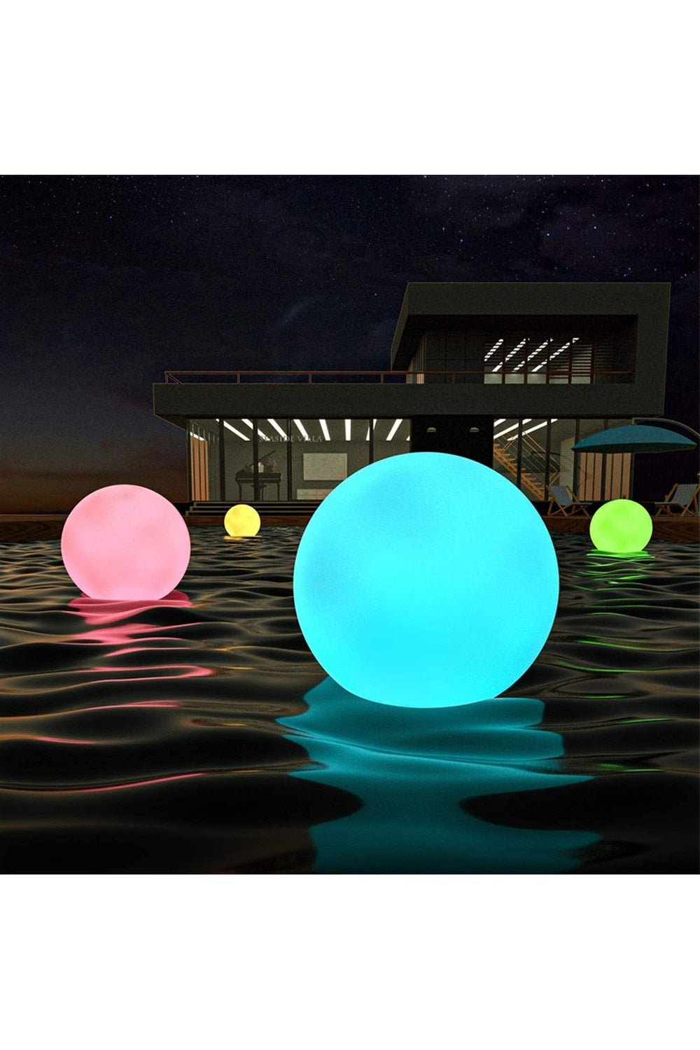 Festive Solar Balloon Lights