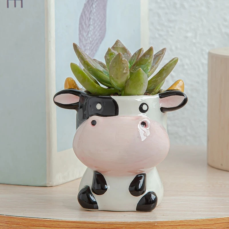 Adorable Animal Themed Flower Pot