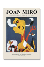 Joan Miro Inspired Canvas Poster