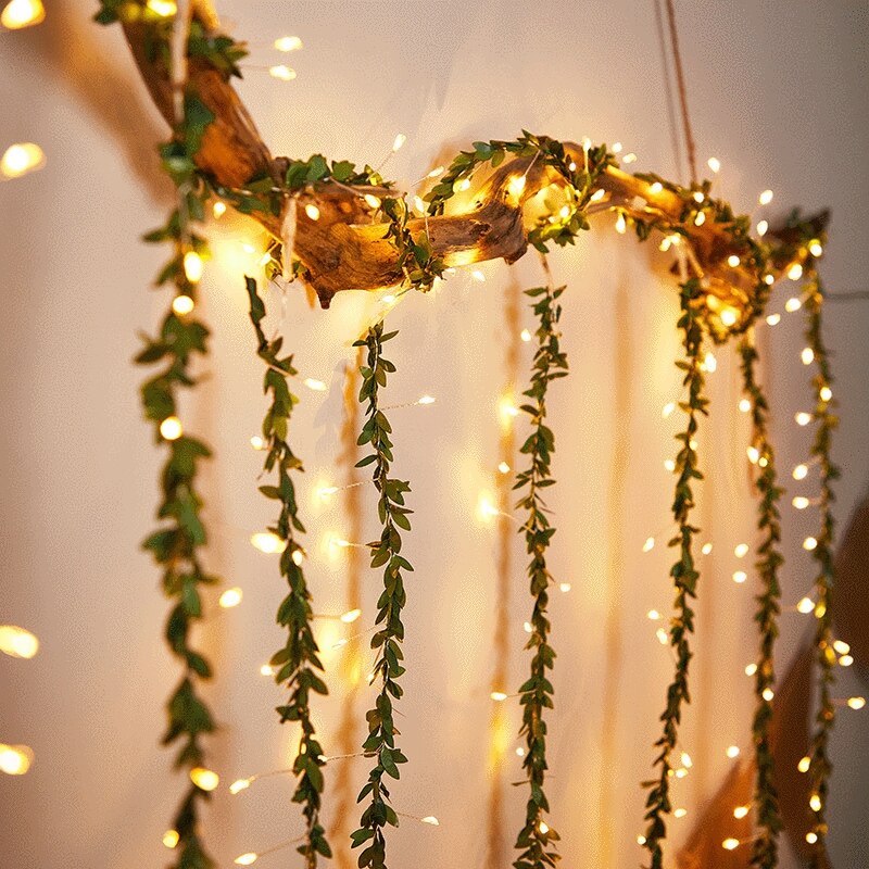 Illuminated Green Ivy Vine LED Decor