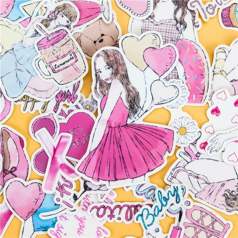 Preppy Daily Life Scrapbooking Stickers