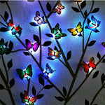 Fairycore Colorful Butterfly Night Light