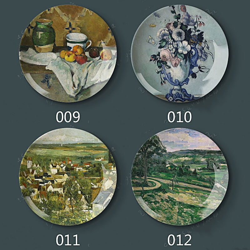 Paul Cezanne Inspired Decorative Plates