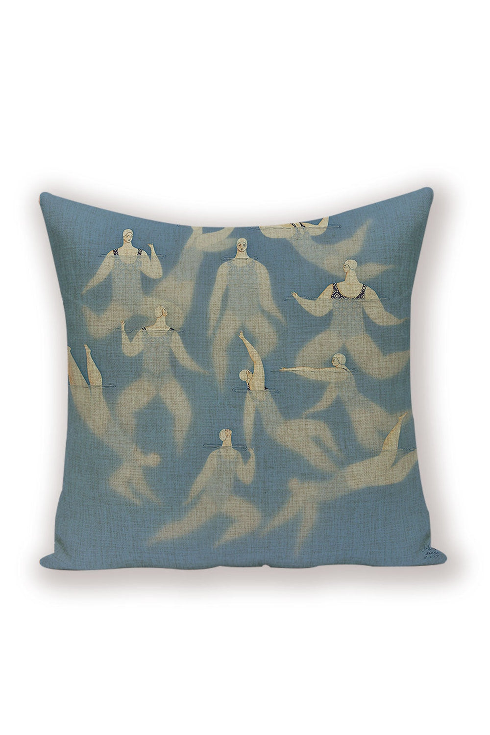 Human Ocean Themed Pillow Case