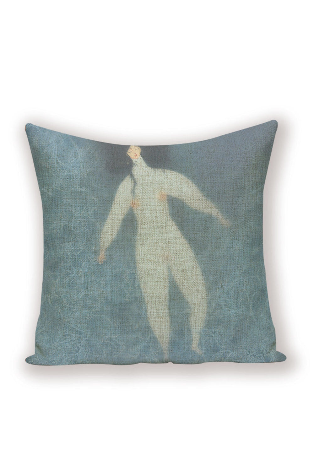 Human Ocean Themed Pillow Case