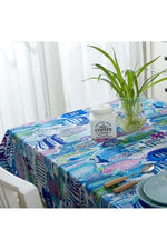 Oceanic Tropical Fish Tablecloth