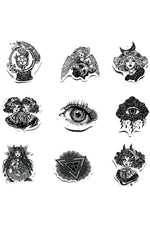 Dark Themed Cartoon Stickers