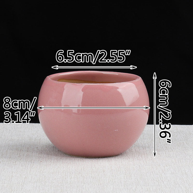 Spherical Pastel Charm Flower Pot