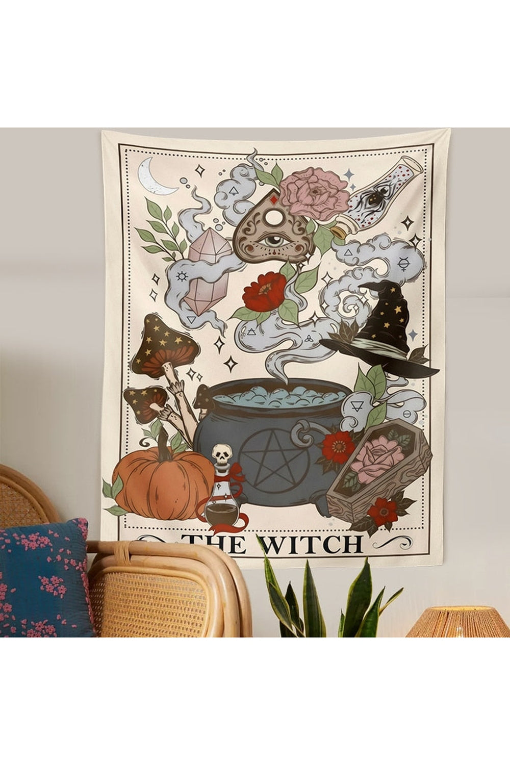 Herbal Pot Theme Tapestry