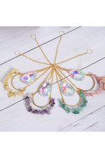 Quartz Crescent Moon Suncatcher