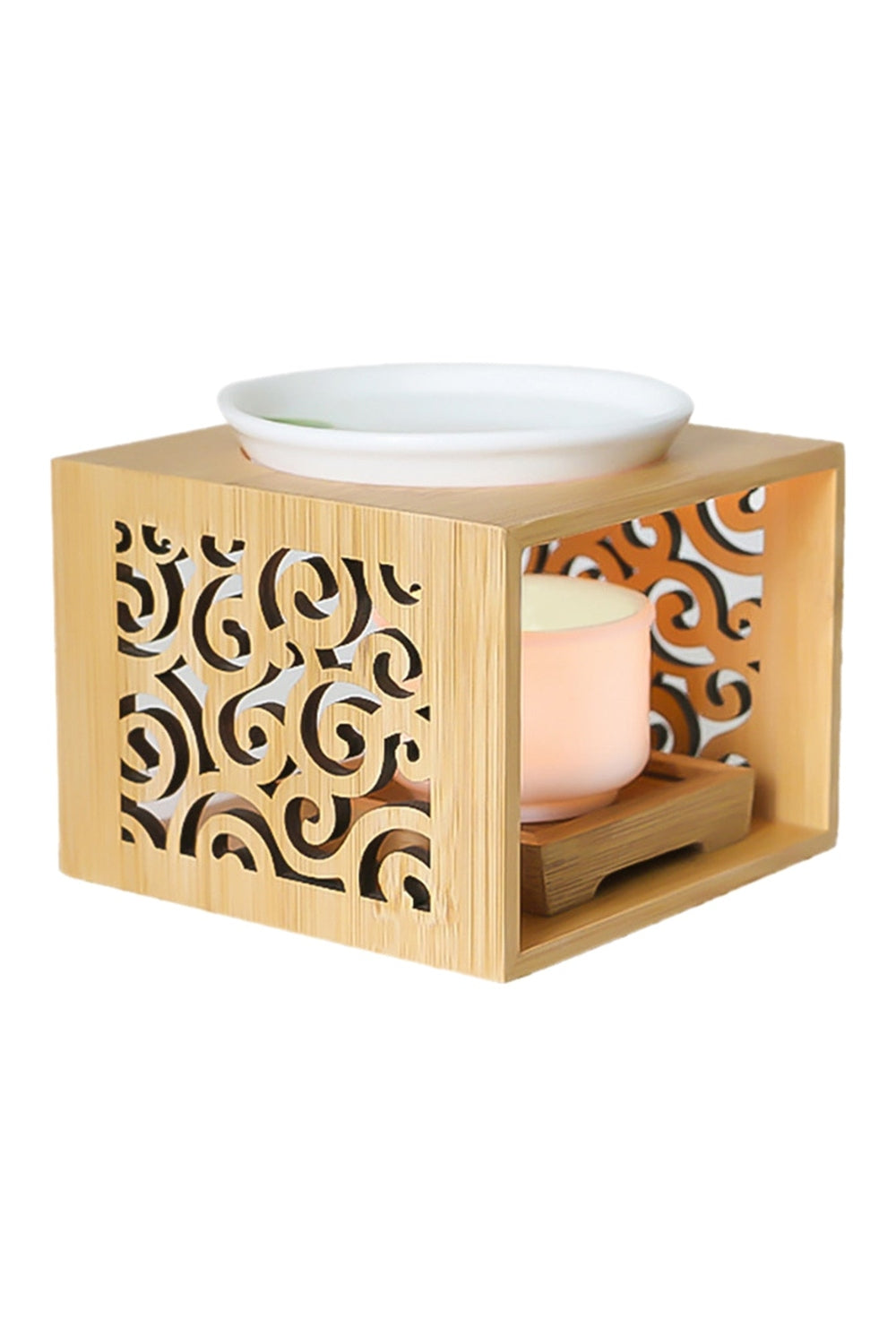 Natural Wood Aromatherapy Oil Burner