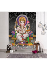 Lord Ganesha Mandala Tapestry