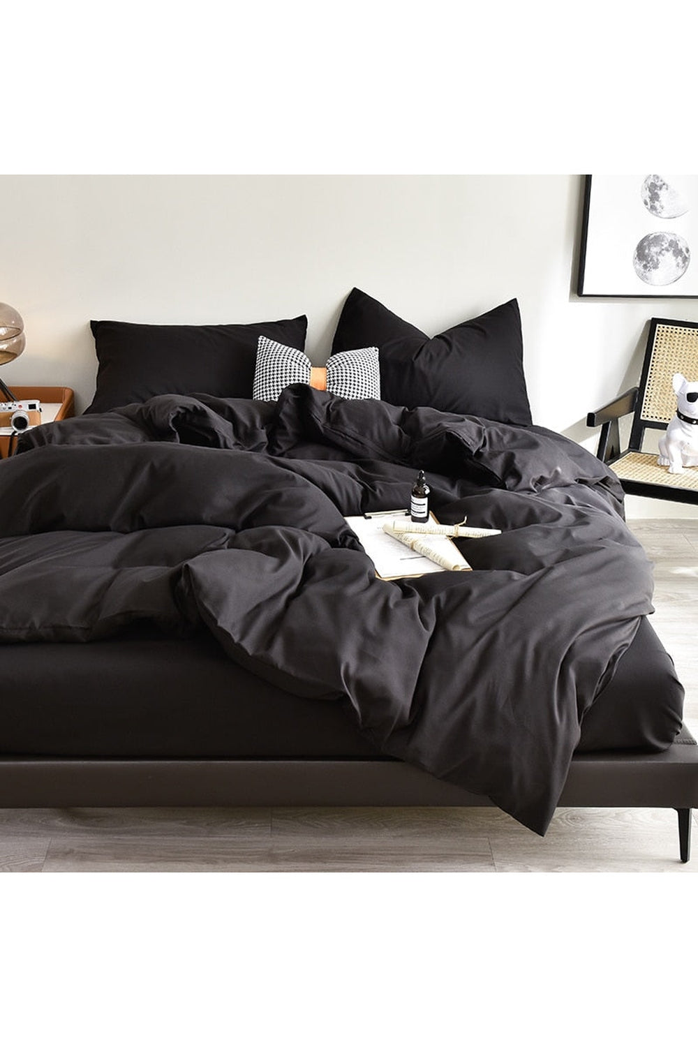 Dark Academia Themed Bedding Set