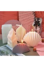 Sea-Inspired Coral Shell Candle Mold