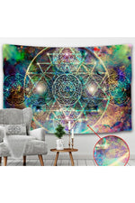 Colorful Mandala Tapestry Design