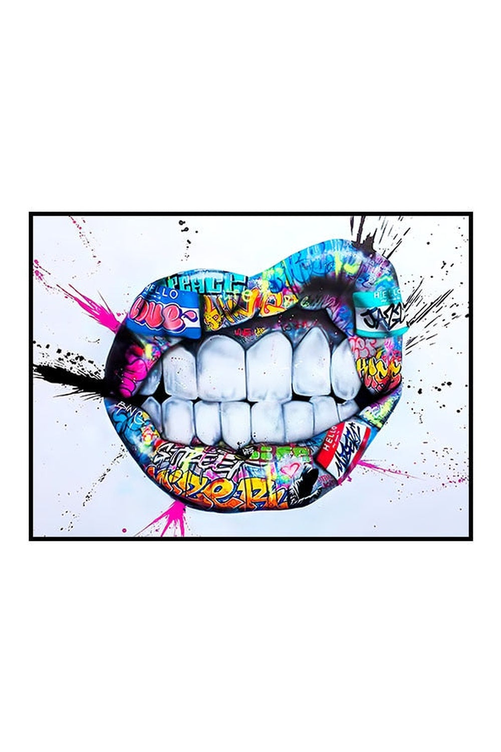 Street Art Urban Canvas Poster