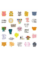 Colorful Motivational Sticker Collection