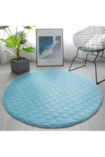 Thickened Pastel Round Rug