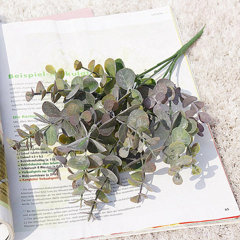 Cottagecore Artificial Plants Eucalyptus Leaves
