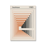 Bauhaus Geometric Canvas Poster