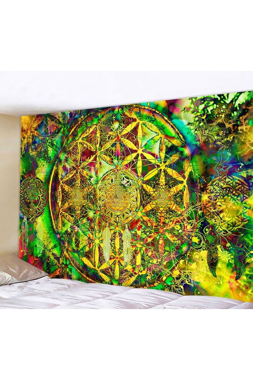 Colorful Mandala Tapestry Design