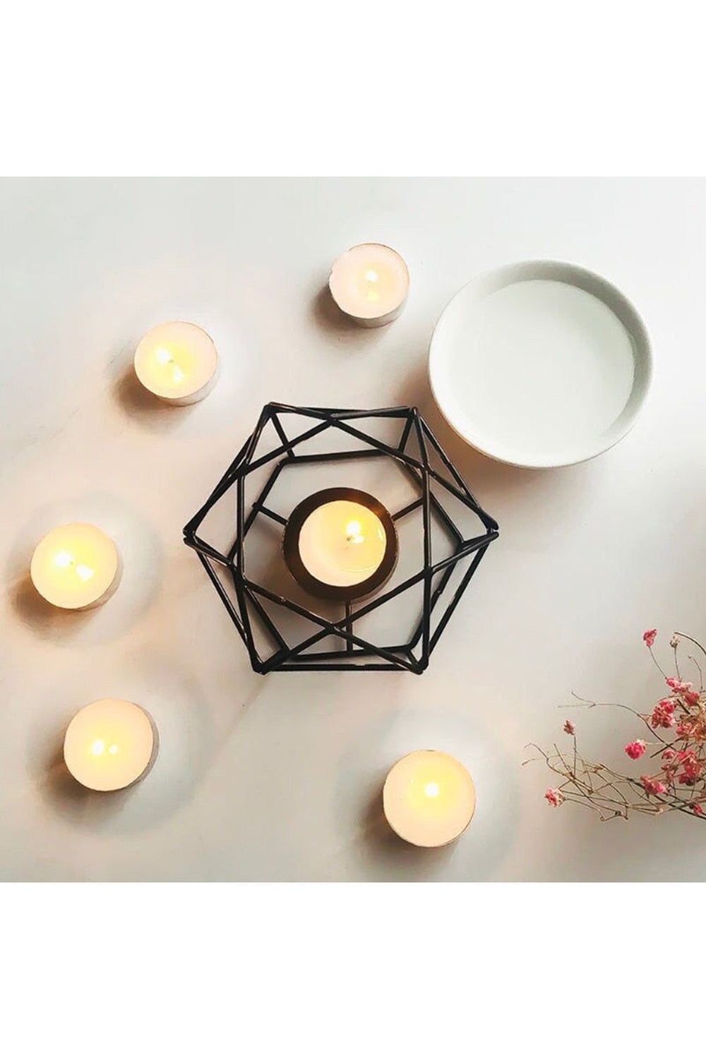 Ceramic Geometric Oil Burner