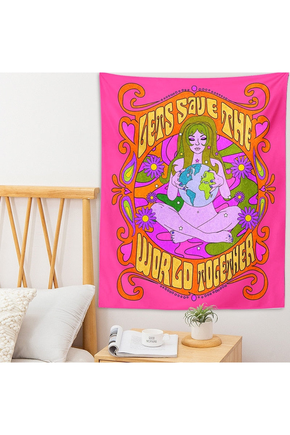 Keep The Love Psychedelic Tapestry