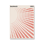 Bauhaus Geometric Canvas Poster