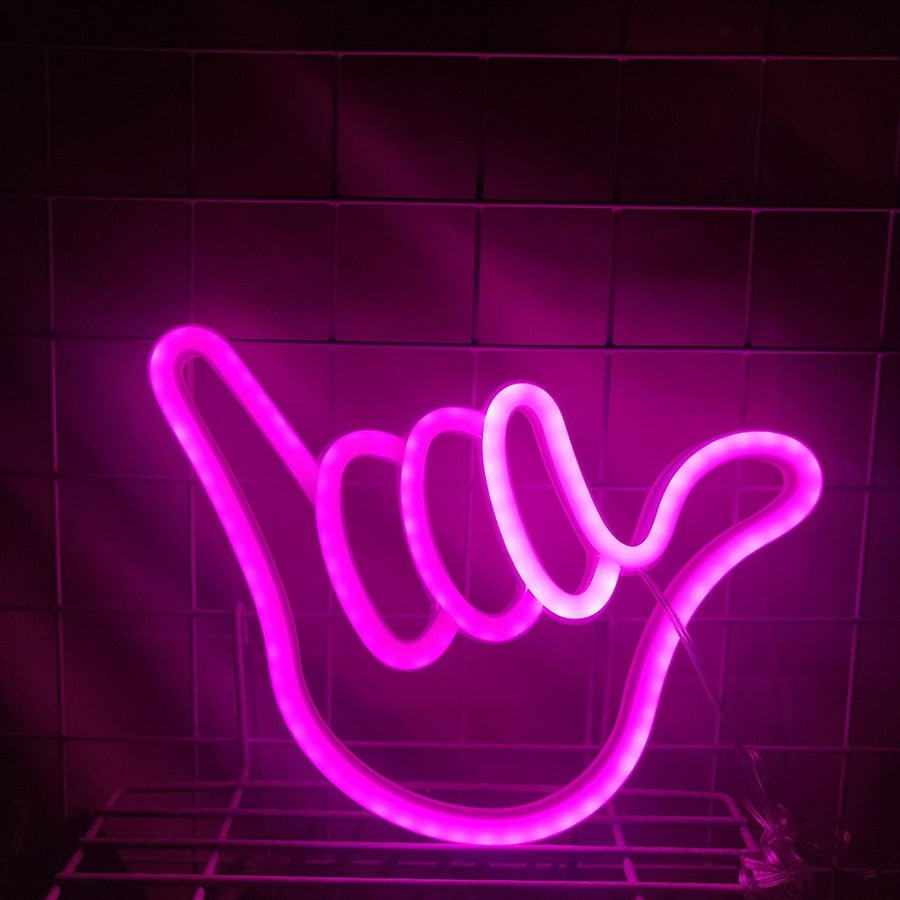 Cool Gesture Neon Light