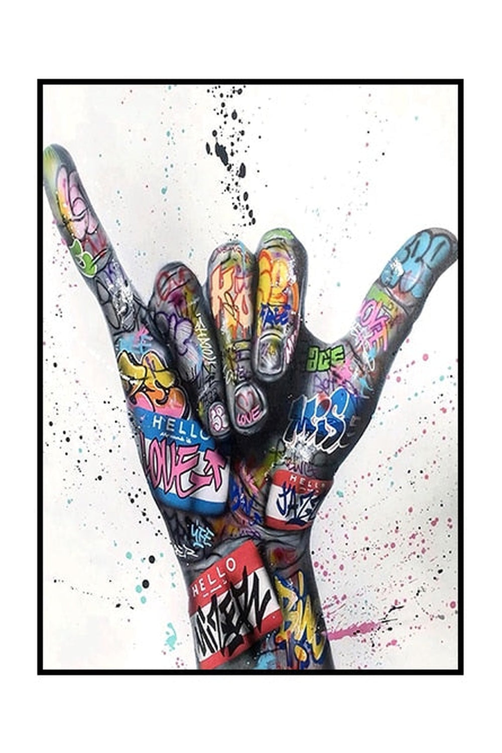 Street Art Urban Canvas Poster