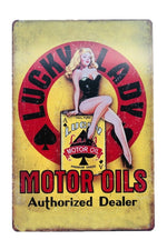 Car Service Girl Vintage Posters