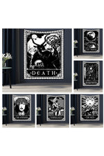 Mystical Grim Tarot Wall Tapestry