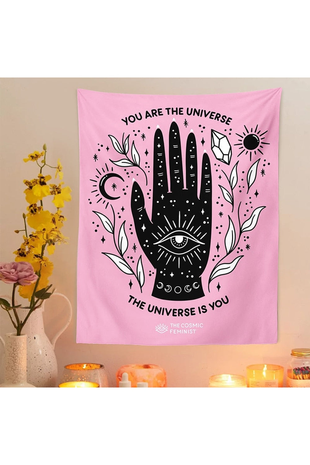 You Are The Universe Psychedelic Tapestry