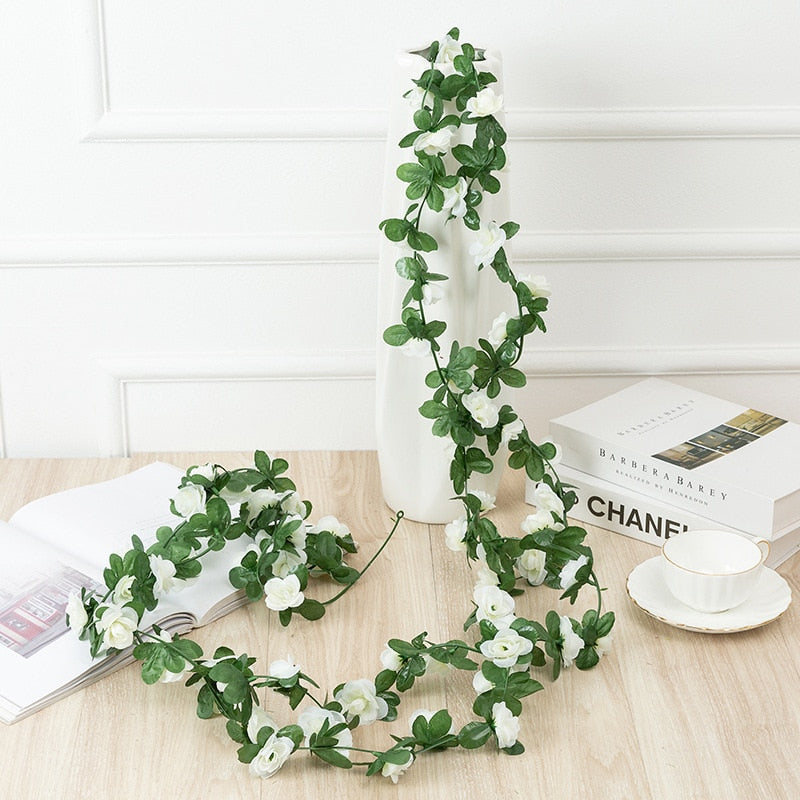 Blossoming Artificial Rose Vine - 250CM