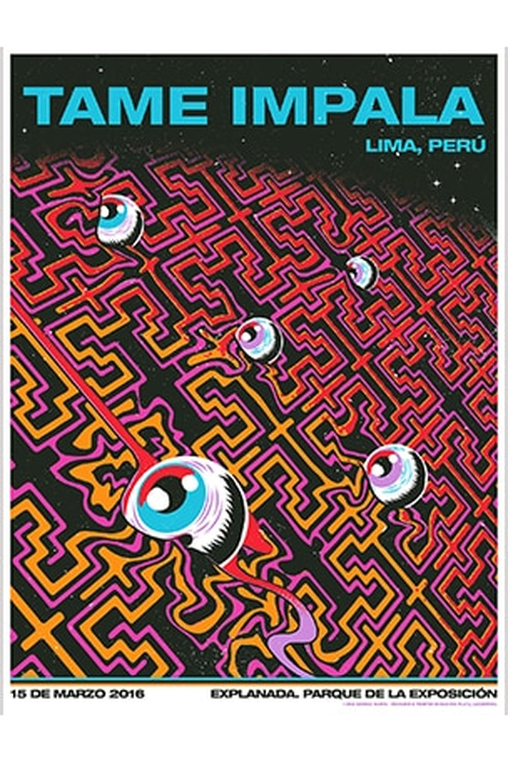 Tame Impala Psychedelic Posters